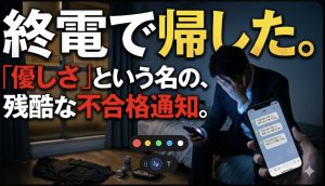 デート帰りの深夜、一人きりの暗い部屋で終電で帰したことを激しく後悔する男性